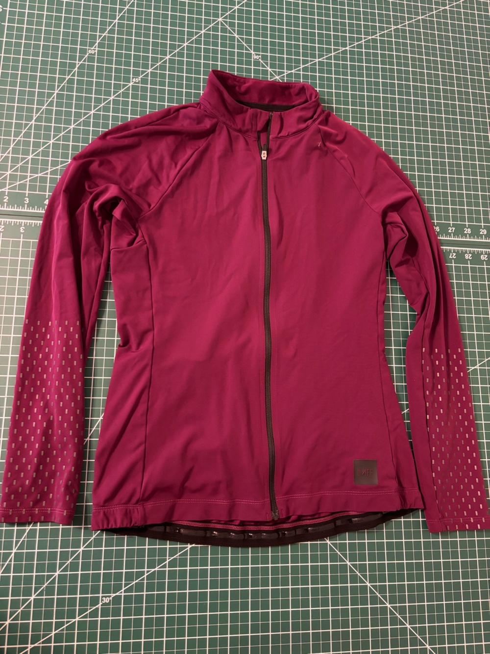 Machines For Freedom Long Sleeve Cycling Jersey - XL - Mulberry